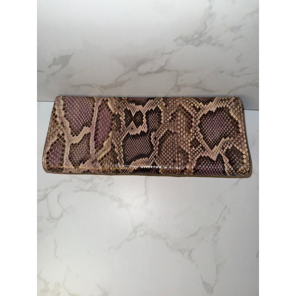 Gucci Python Continental Wallet with Horsebit Det… - image 5